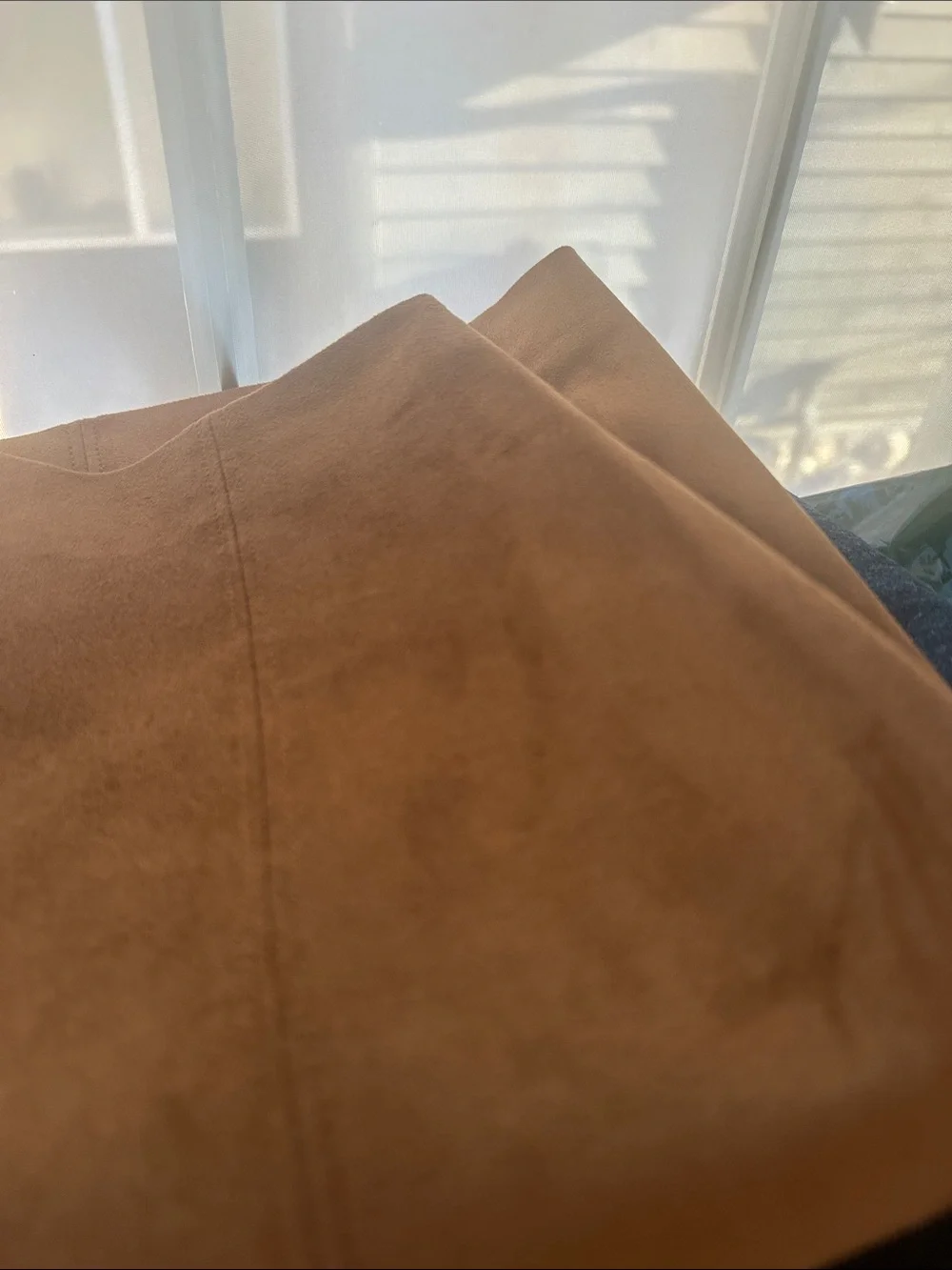 Aritzia Babaton Faux-Suede A-Line Skirt